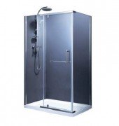 Душевая кабина квадратная Devit Comfort 1000x1000 мм профиль хром/стекло прозрачное FEN2223