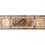 Бордюр InterCerama Pietra 23х7,5 см коричневый 031 450005