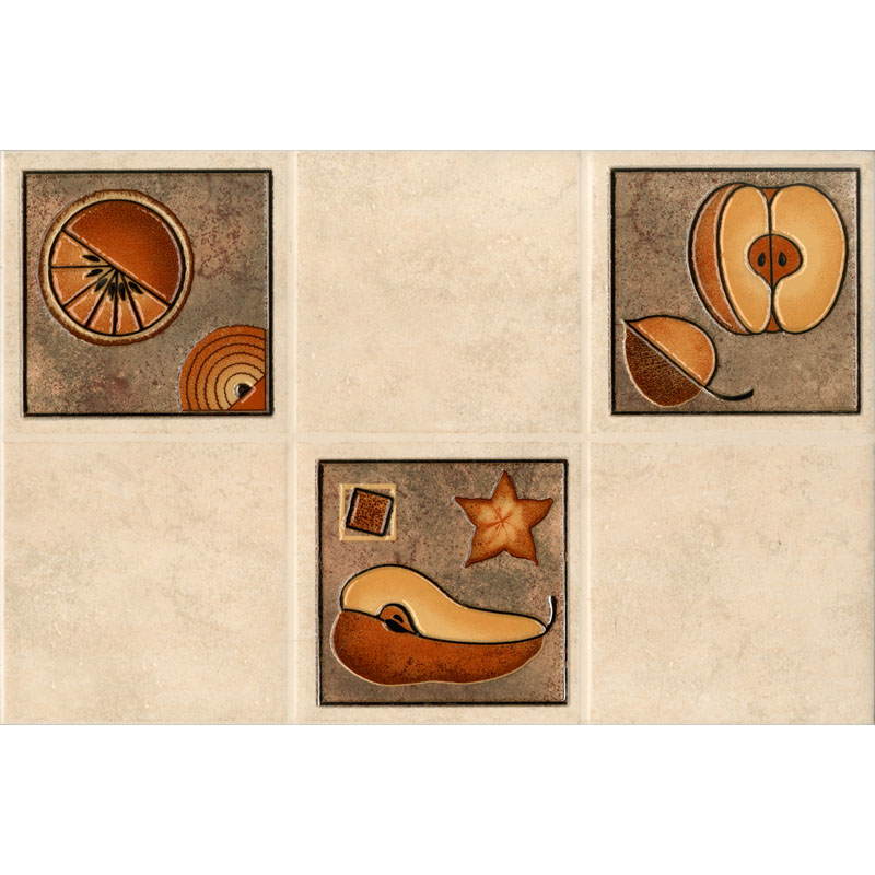 Декор InterCerama Lucia 35х23 см світло-бежевий 021-2 450609