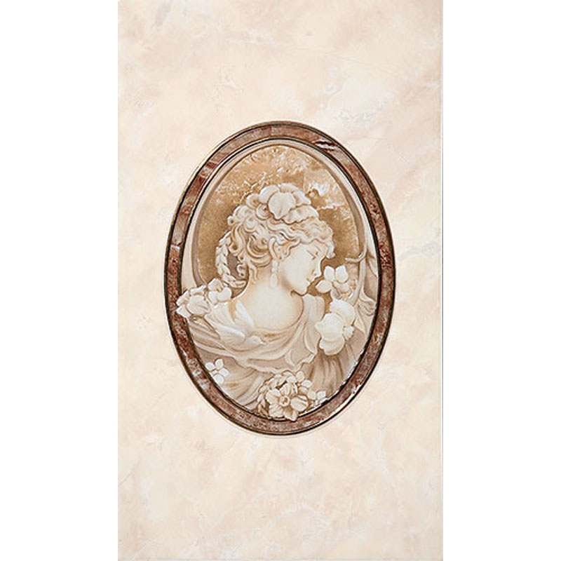 Декор InterCerama Pietra 23х40 см коричневий 031 451711