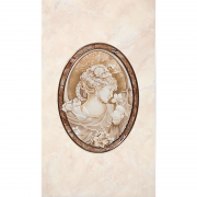 Декор InterCerama Pietra 23х40 см коричневый 031 451711