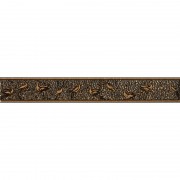 Декор настінний InterCerama Nobilis 50х7 см темно-коричневий 032 456010
