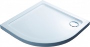 Душевой поддон четверть круга Devit Comfort 90х90 см акрил белый с сифоном FTR1123