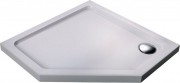 Душовий піддон п'ятикутний Devit Comfort 90х90 см акрил білий з сифоном FTR0123