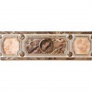 Бордюр InterCerama Pietra 23х7,5 см коричневый 031 450005