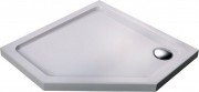 Душовий піддон п'ятикутний Devit Comfort 90х90 см акрил білий з сифоном FTR0123