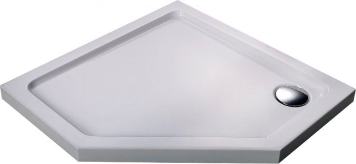 Душевой поддон пятиугольный Devit Comfort 100х100 см акрил белый с сифоном FTR0223
