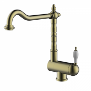 Смеситель для кухни GRB Cocinas Retro однорычажный состаренная латунь 535199