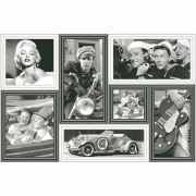 Декор InterCerama Grani 35х23 см серый 071 456805