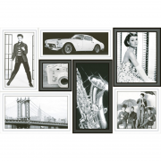 Декор InterCerama Grani 35х23 см серый 071-1 456806