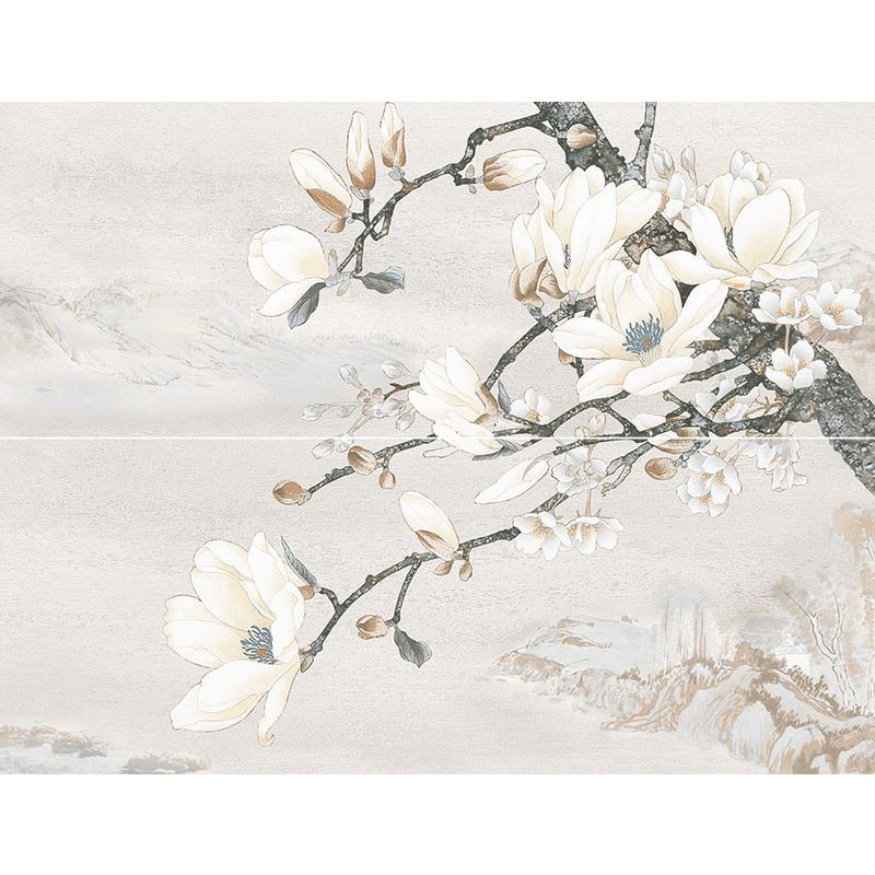 Декор-панно InterCerama Dolorian 60х46 см світло-сірий 071 095606