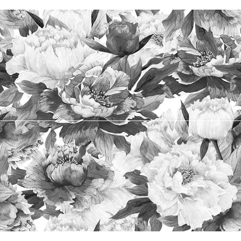 Декор-панно InterCerama Metalico 50х46 см чорний 081 457307