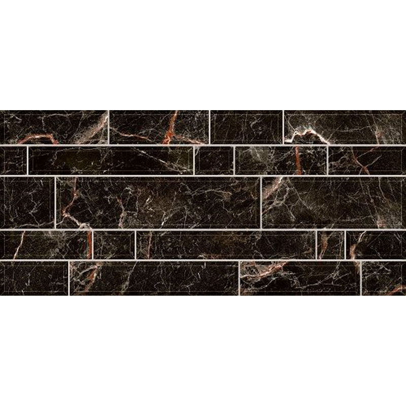 Плитка InterCerama Plaza 50х23 см черный 082 458502