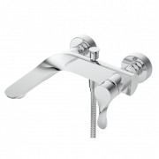 Смеситель для ванной Devit Optima однорычажный настенный латунь хром 44313130