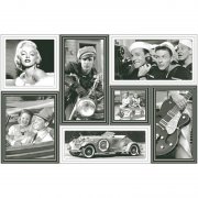 Декор InterCerama Grani 35х23 см серый 071 456805