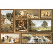 Декор InterCerama Grani 35х23 см коричневий 031 456803