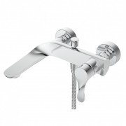 Смеситель для ванной Devit Optima однорычажный настенный латунь хром 44313130