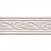 Бордюр InterCerama Arabesko 23х8 см білий 061 106902
