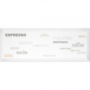 Декор InterCerama Bingo 40х15 см белый 061 095804