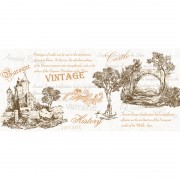 Декор InterCerama Continental 50х23 см бежевий 021 147104