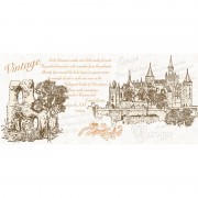 Декор InterCerama Continental 50х23 см бежевий 021-1 147107