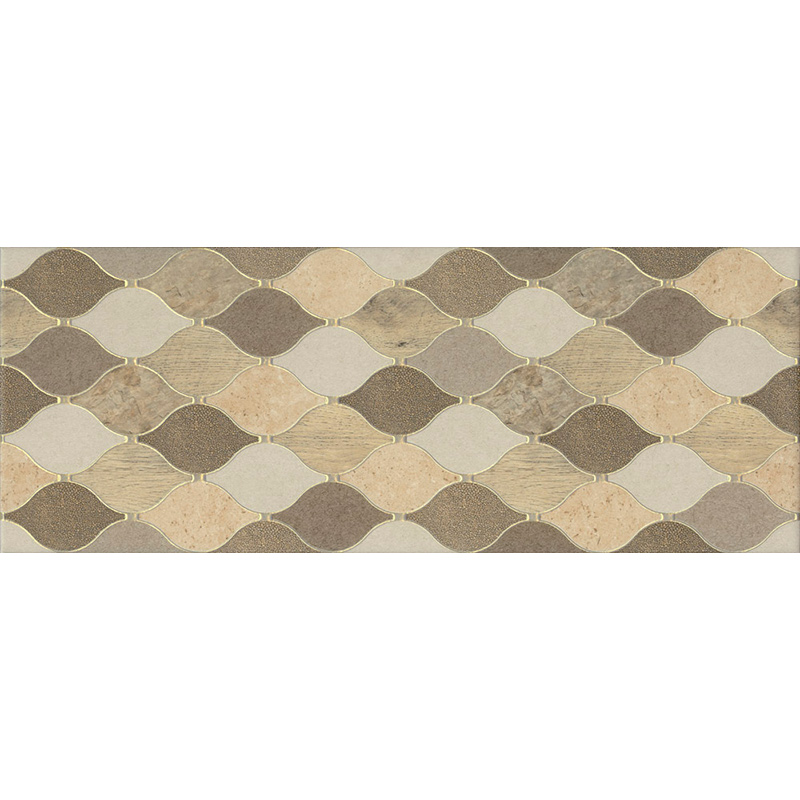 Декор InterCerama Luna 60х23 см бежевый 021 218407