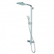 Душова стійка для душу Devit Hotel Line з одноважільним змішувачем латунь/пластик хром 3365SP