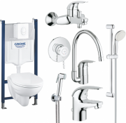 Grohe набор сантехники для дома All in One 39117MB0