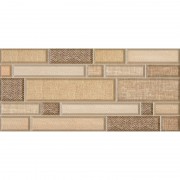 Плитка настінна InterCerama Textile 50х23 см світло-коричневий 031 216501