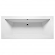 Ванна акриловая Devit Graphics 180х80 см пристенная с ножками белый 18081126