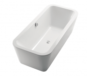 Ванна акрилова Devit Gredos 180х80 см окремостояча з ніжками білий 18080129