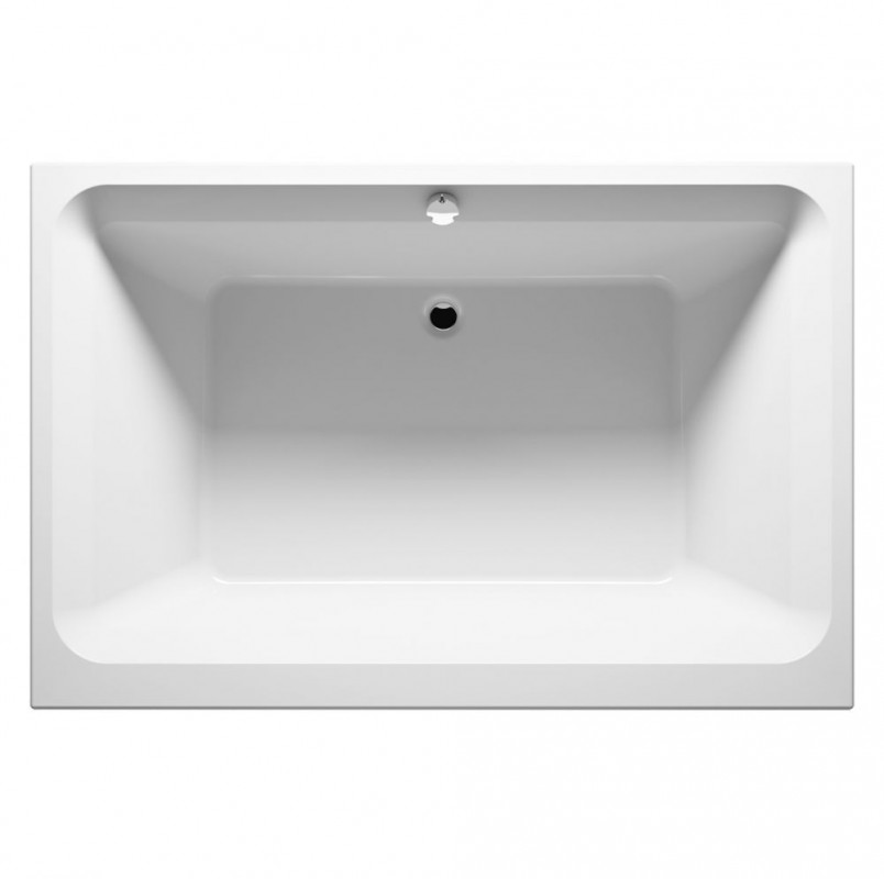 Ванна акриловая Devit Iven 180х120 см пристенная с ножками белый 18012141