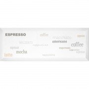 Декор InterCerama Bingo 40х15 см белый 061 095804