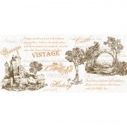 Декор InterCerama Continental 50х23 см бежевый 021 147104