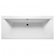 Ванна акрилова Devit Graphics 190х90 см пристінна з ніжками білий 19090126