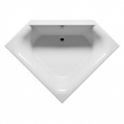 Ванна акрилова Devit Gredos 145х145 см кутова з ніжками білий 14514129