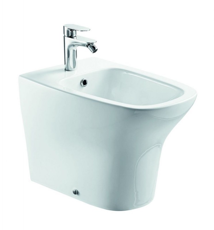 Біде підлогове Devit Iven 36х57 см санфаянс білий 2010141