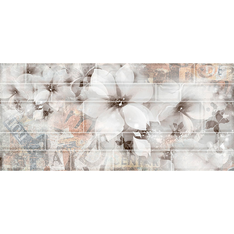 Декор InterCerama Metro 50х23 см серый 071-1 109104