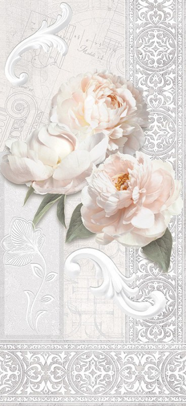 Декор InterCerama Rene 50х23 см серый 071-3 147506