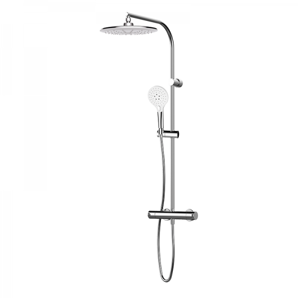 Душова система GRB Time термостатична з фіксованою стійкою хром 47425470XL