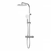 Душова система GRB Time термостатична з фіксованою стійкою хром 47425470XL