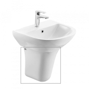 Полупьедистал для раковины Devit Iven санфаянс белый 0005141