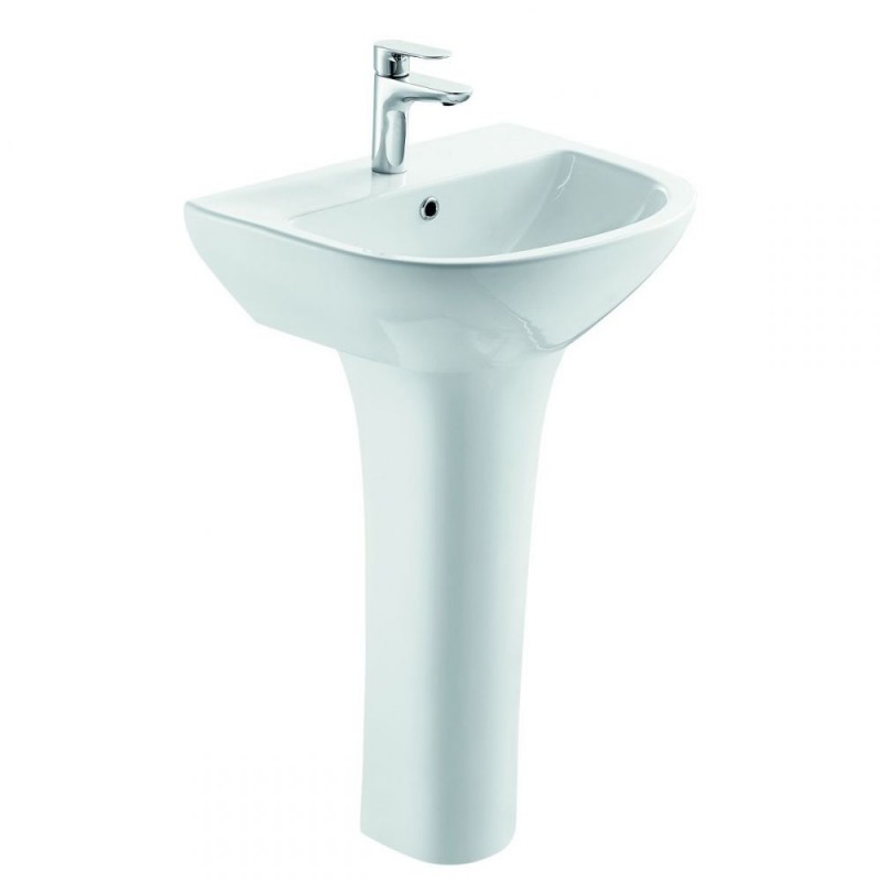 Раковина для ванной Devit Iven подвесная 54х44.5 см санфаянс белый 1010141