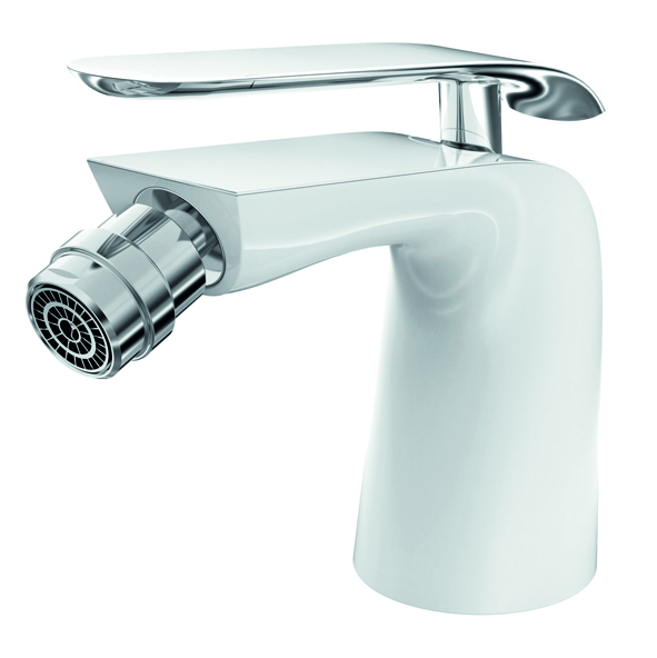 Смеситель для биде Devit Katarina однорычажный хром/белый 37516148W