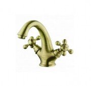 Змішувач для раковини Devit Retro двохвентильний латунь бронза 43611127B