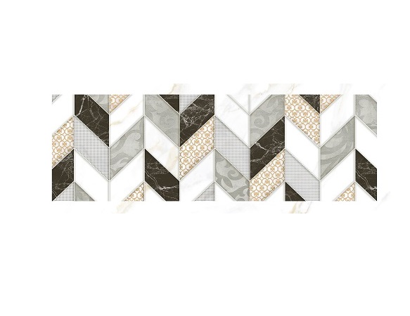 Декор InterCerama Axon 40х15 см серый 071 268102