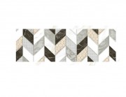 Декор InterCerama Axon 40х15 см сірий 071 268102