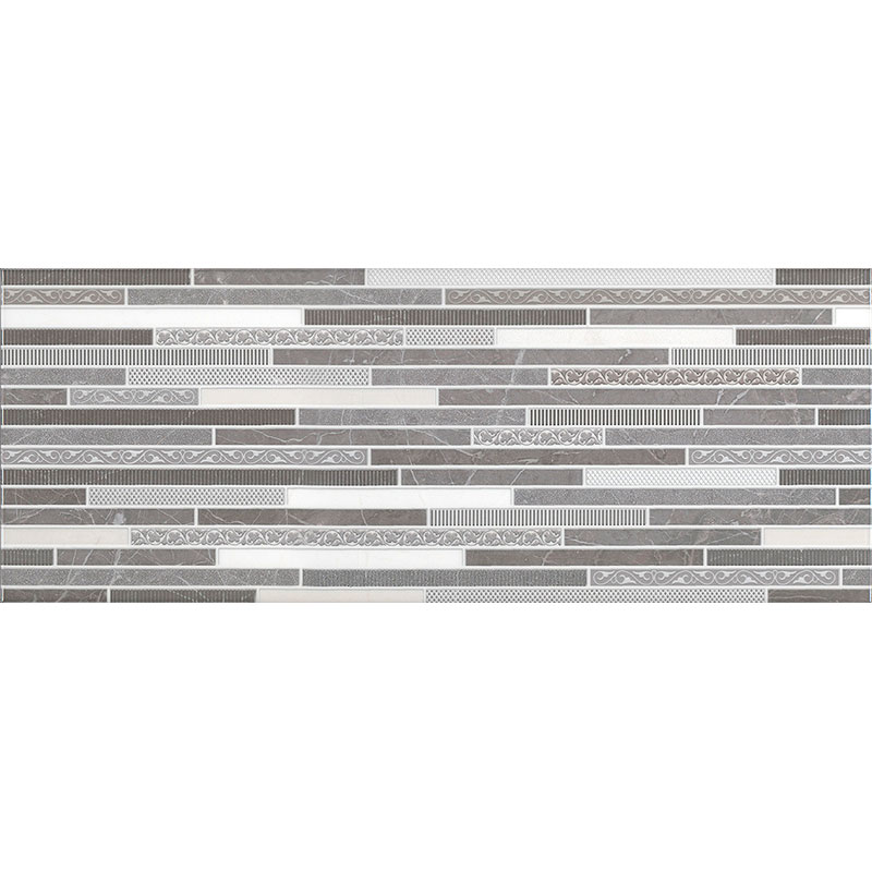 Декор InterCerama Palmira 60х23 см сірий 071 245105