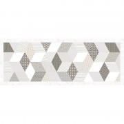 Декор InterCerama Terrazzo 40х15 см сірий 071 268202