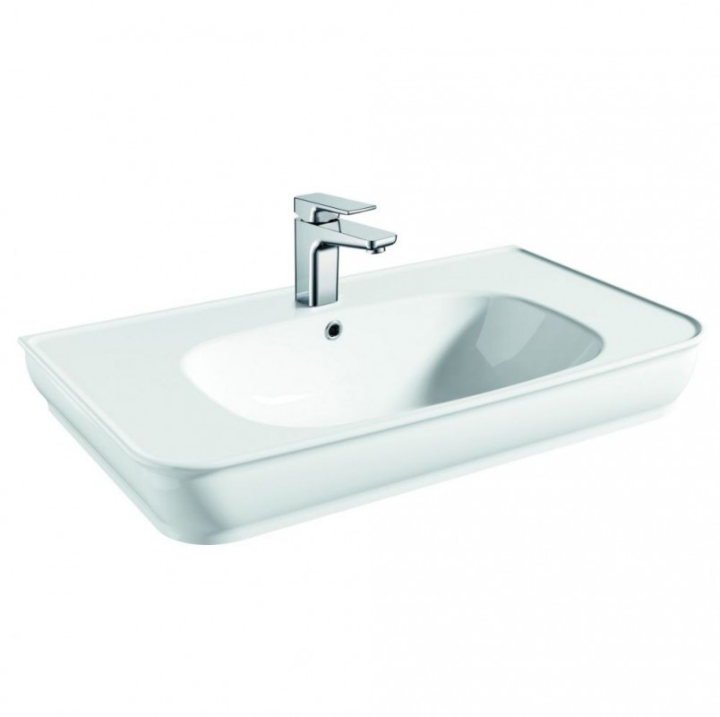 Раковина для ванної Devit Afina підвісна 80х48 см санфаянс білий 1010150